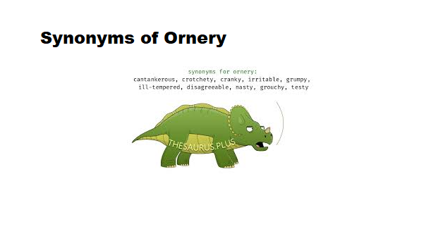 Synonyms of Ornery Understanding and Using Alternative Words for Ornery in Everyday Language