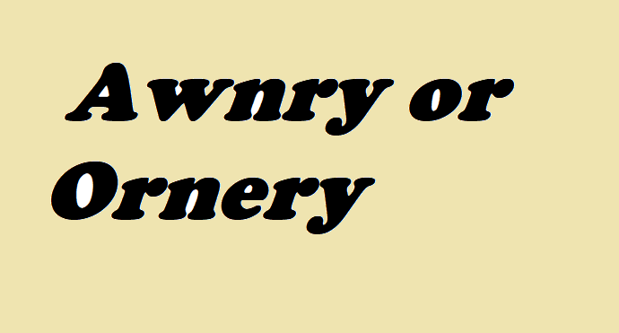 Awnry or Ornery The Great American Word Debate Explained